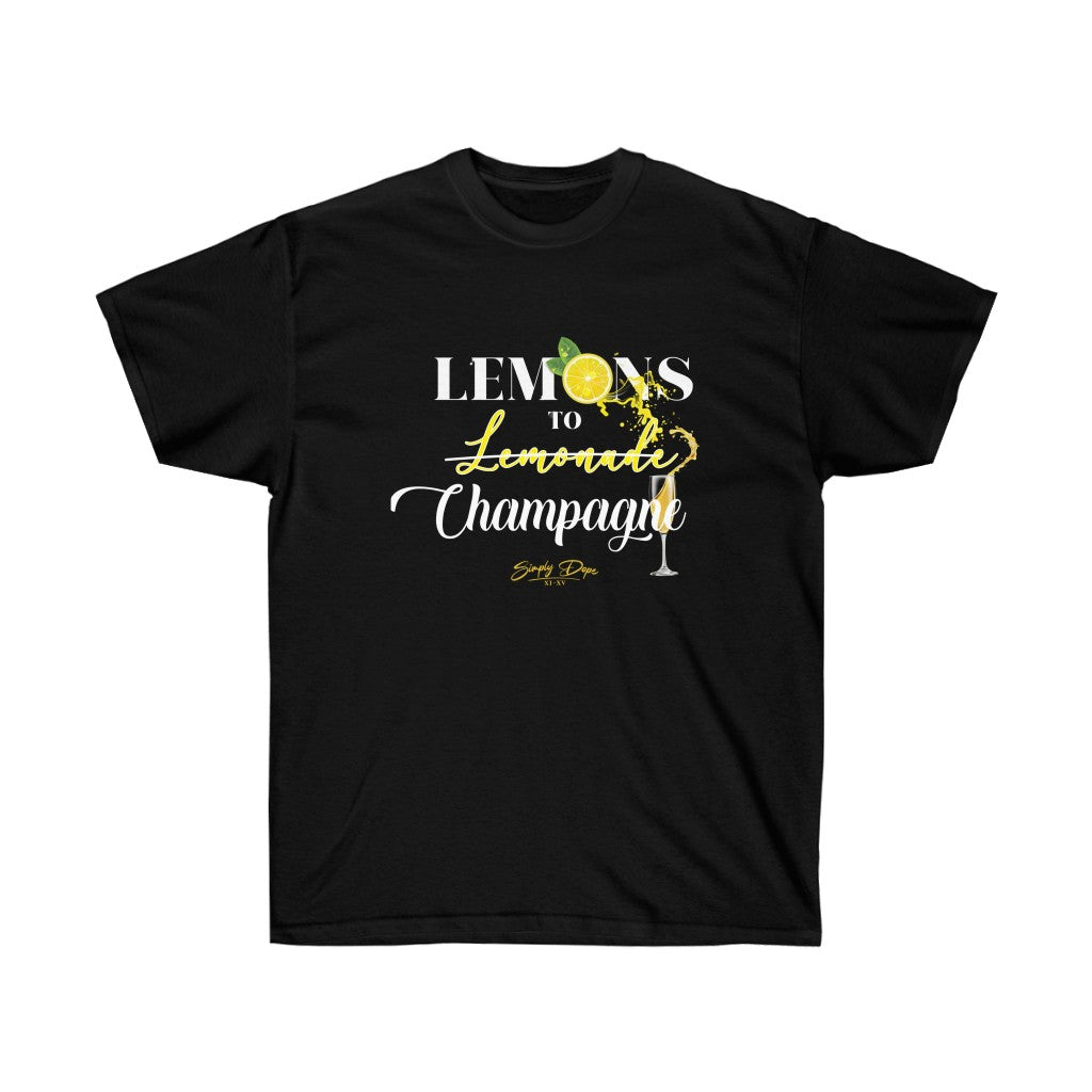 Simply Dope - LEMONS TO CHAMPAGNE Short Sleeve Tee