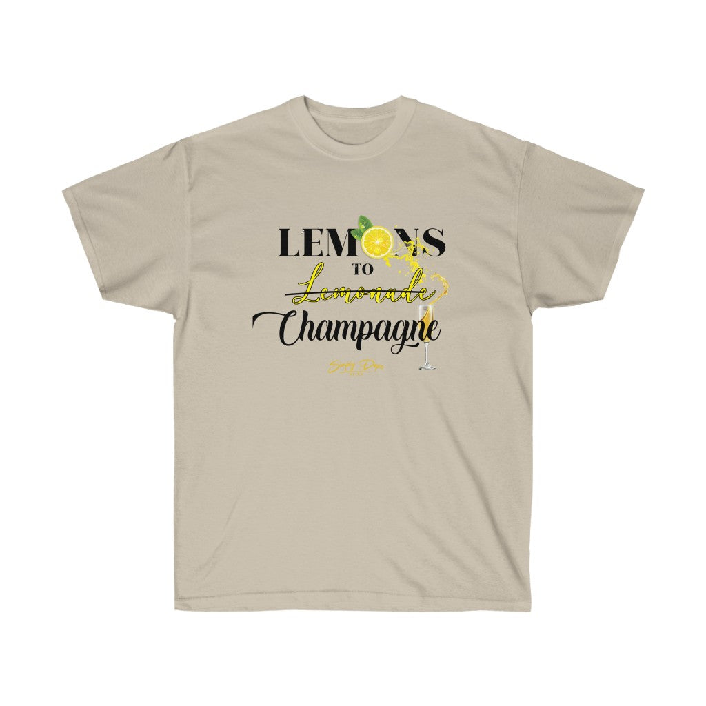 Simply Dope - LEMONS TO CHAMPAGNE Short Sleeve Tee