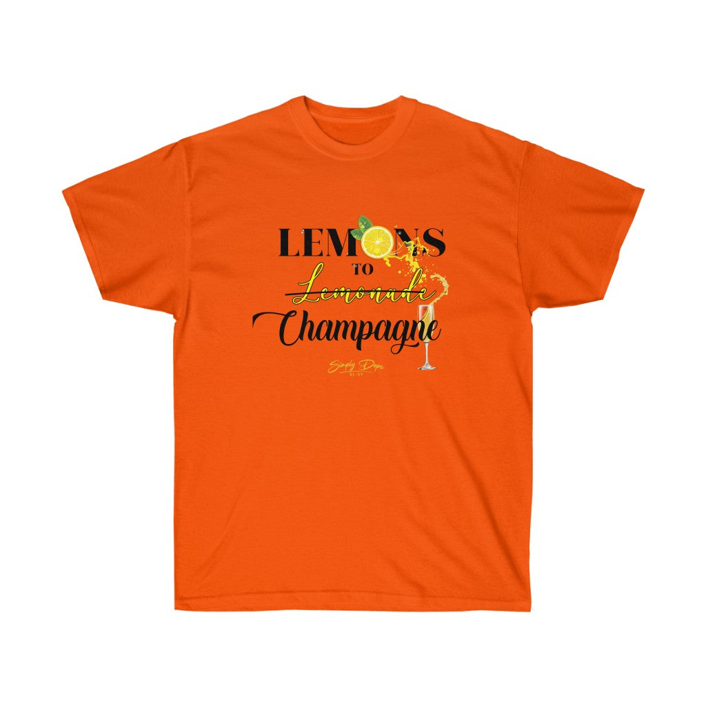 Simply Dope - LEMONS TO CHAMPAGNE Short Sleeve Tee