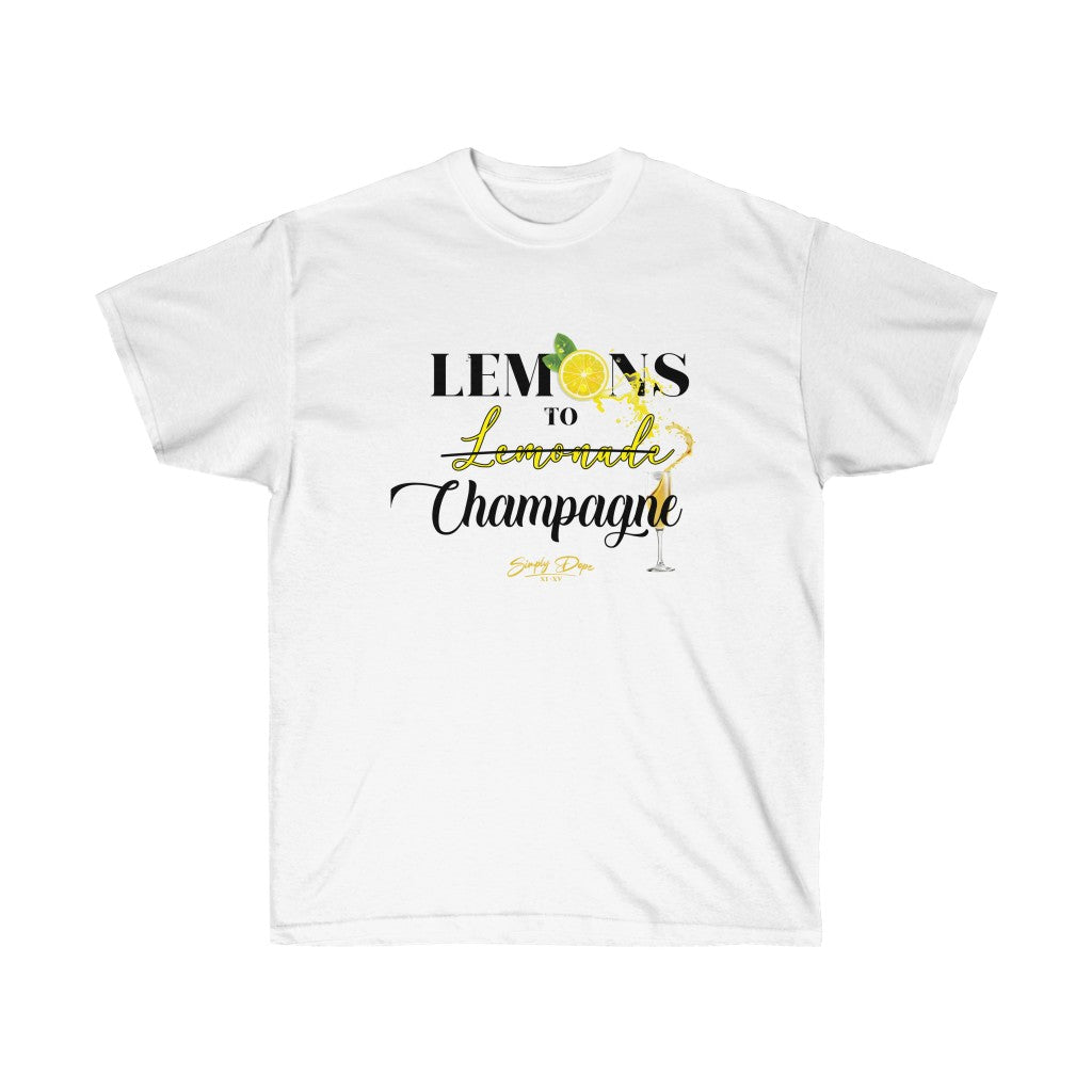 Simply Dope - LEMONS TO CHAMPAGNE Short Sleeve Tee